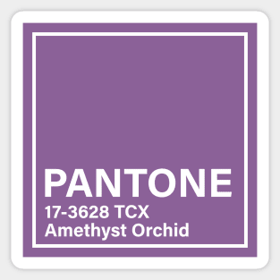 pantone 17-3628 TCX Amethyst Orchid Sticker